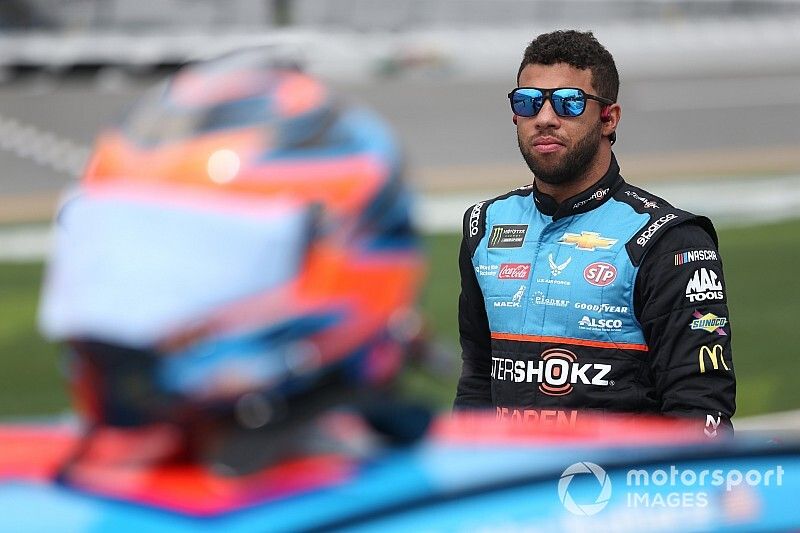 Darrell Wallace Jr., Richard Petty Motorsports, Chevrolet Camaro Aftershokz