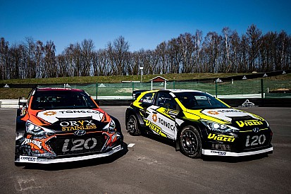 Rallycross przy sztucznym oświetleniu