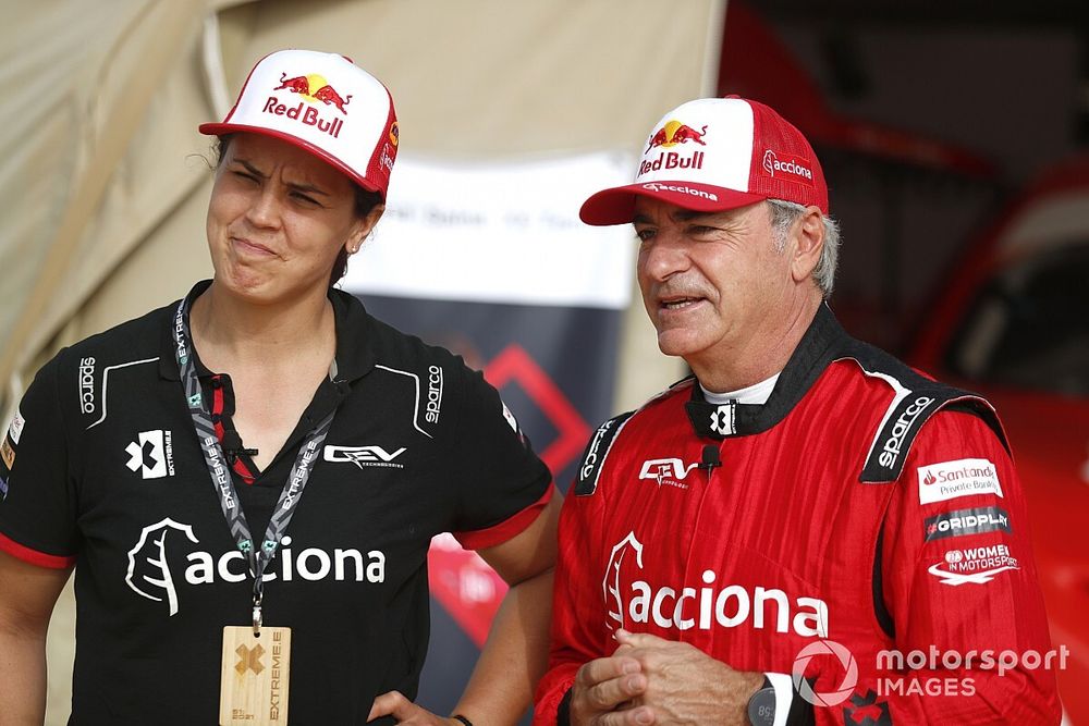 Laia Sanz, Acciona | Sainz XE Team and Carlos Sainz, Sainz XE Team 