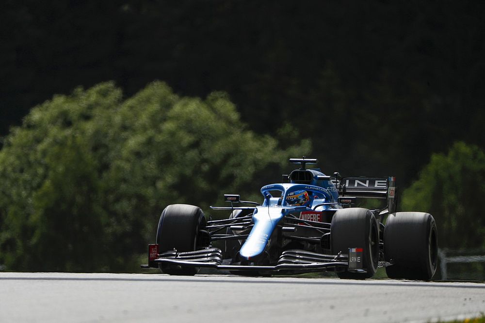 Alonso enchaîne, Ocon "n'arrivait pas à suivre le rythme"