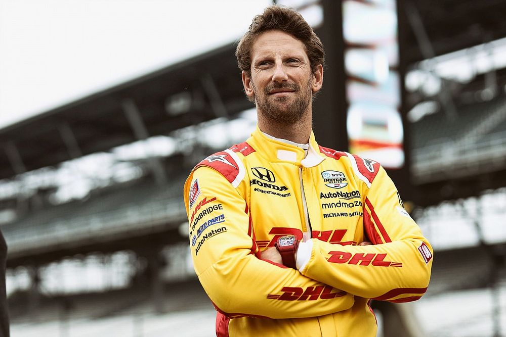 Romain Grosjean Antusias Pelajari Data Helio Castroneves