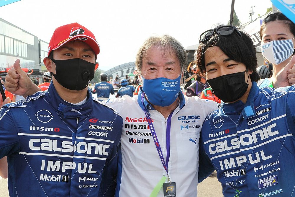 Kazuki Hiramine, Kazuyoshi Hoshino, Nobuharu Matsushita, #12 カルソニック IMPUL GT-R