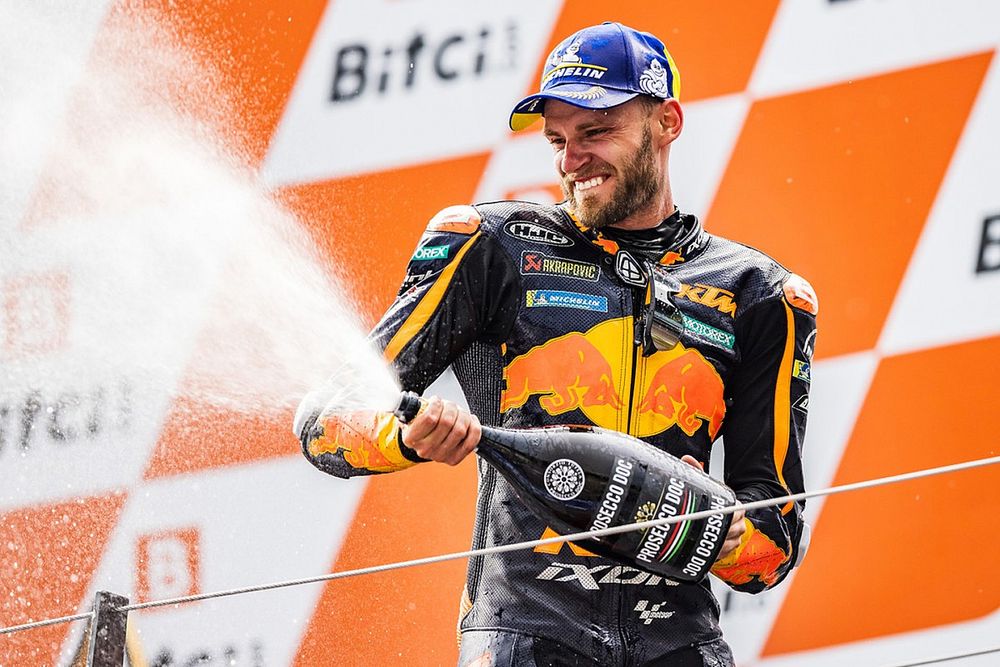 Le vainqueur Brad Binder, Red Bull KTM Factory Racing