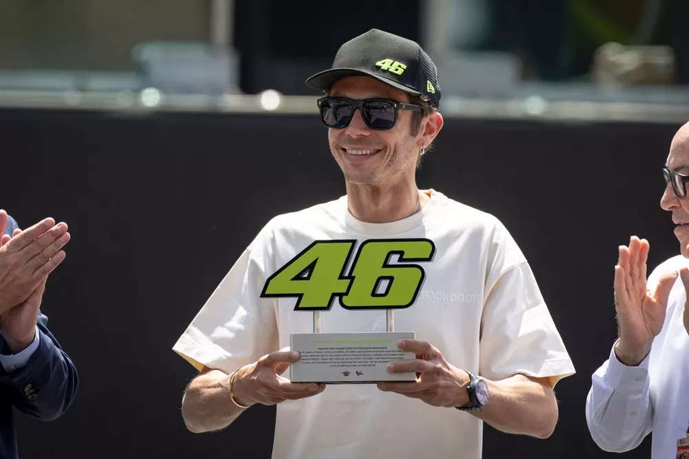 Valentino Rossi, retire son num&eacute;ro 46 du MotoGP