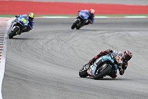 MotoGP Barcelona: Quartararo gewinnt, Rossi stürzt auf Position zwei liegend