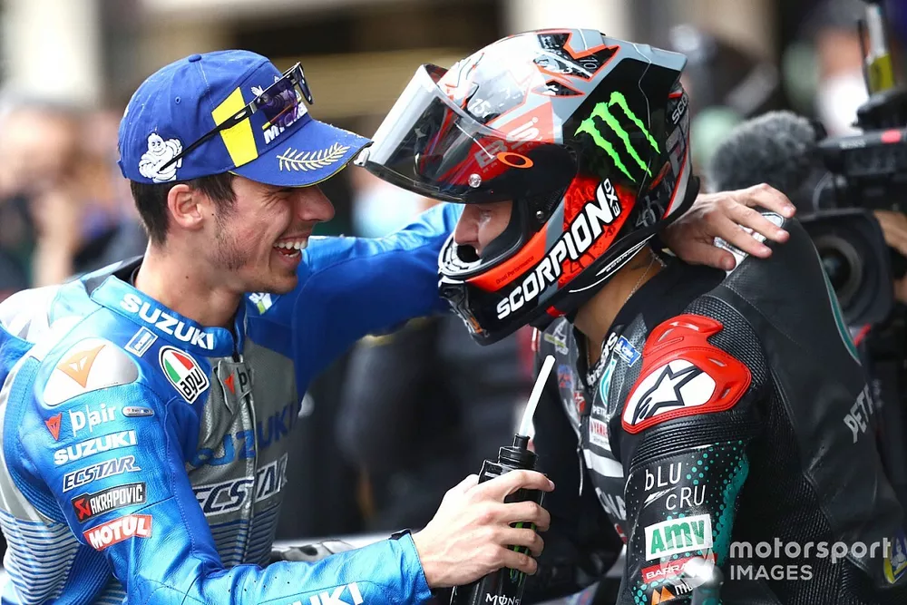 Joan Mir, Team Suzuki MotoGP, Fabio Quartararo, Petronas Yamaha SRT