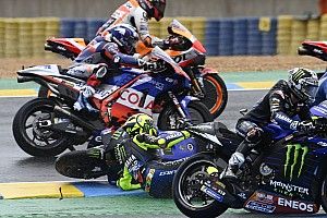 GALERÍA: Caída de Valentino Rossi en Le Mans