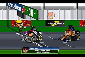 El vibrante GP de Italia F1, con la peculiar visión de los Minis