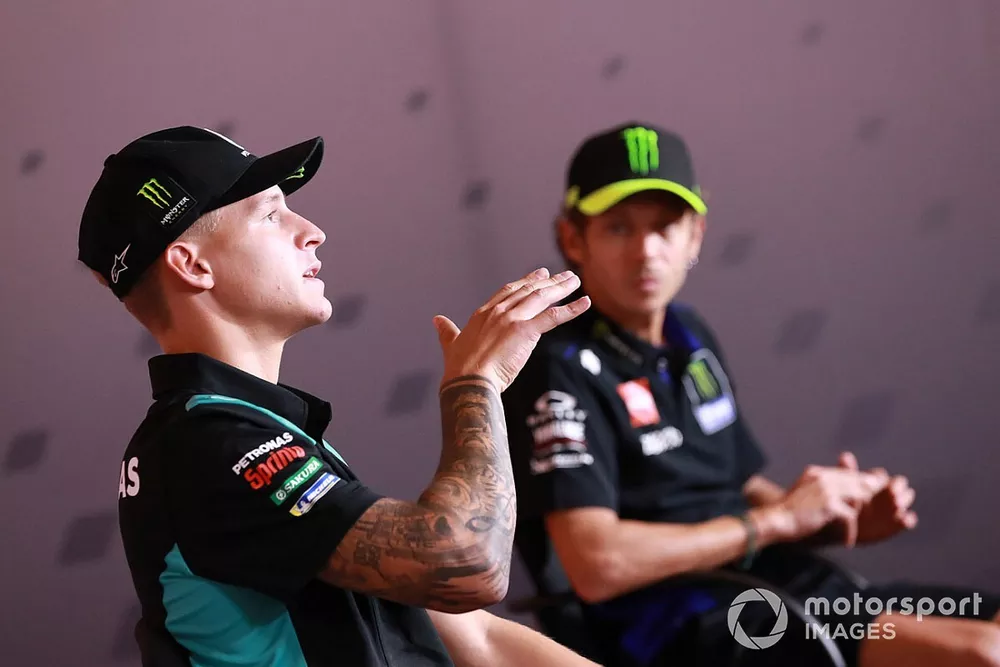 Fabio Quartararo, Petronas Yamaha SRT, Valentino Rossi, Yamaha Factory Racing 