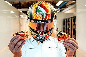 GALERÍA: los cascos de Norris y Giovinazzi para Italia