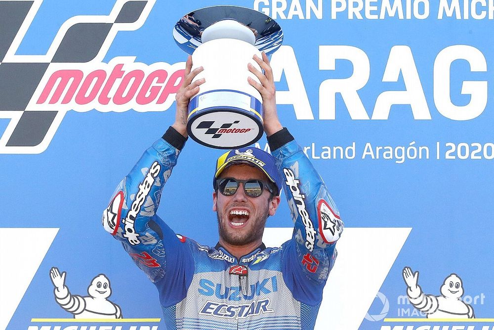 Rins na derde MotoGP-zege: “Was moeilijk om kalm te blijven”
