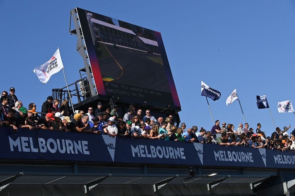 Fans watch proceedings