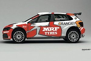 Campedelli nell'ERC con la Volkswagen del Team MRF Tyres