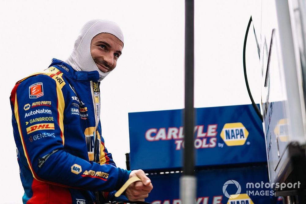 Barber IndyCar: Rossi tops disrupted second practice