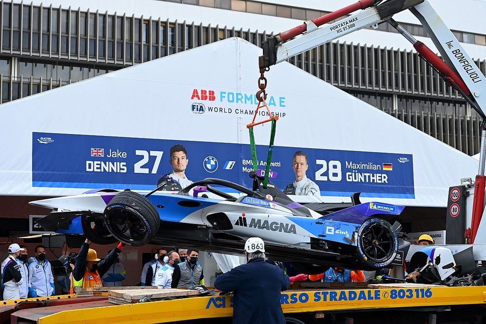 Dennis blames lack of yellow flags for Rome practice pile-up