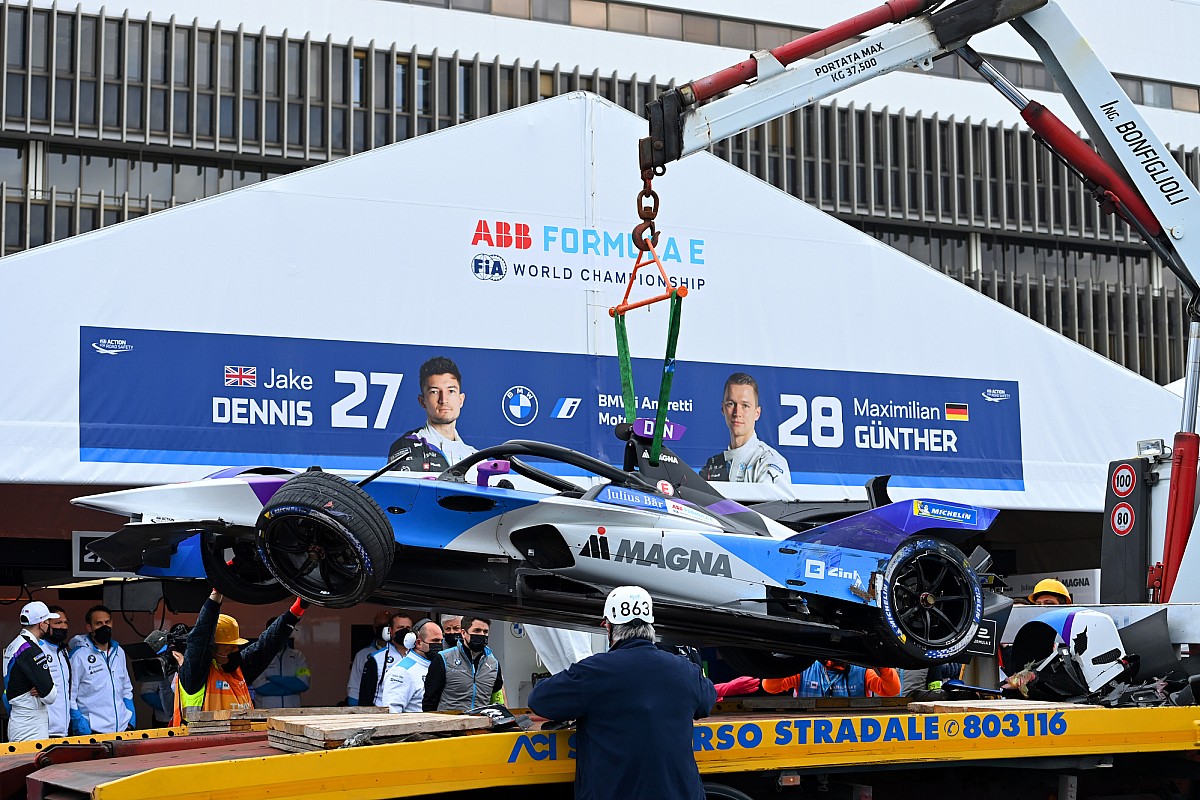 Dennis blames lack of yellow flags for Rome practice pile-up