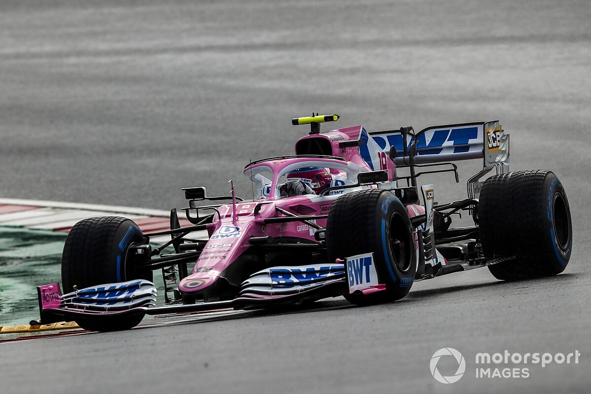 Kapotte voorvleugel zat Stroll dwars tijdens GP Turkije