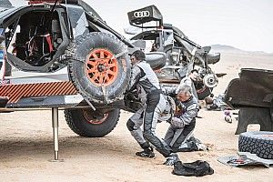 As&iacute; fue Audi al rescate de Sainz para no perder el liderato del Dakar 2024