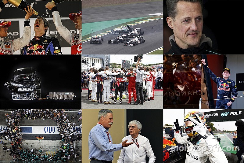 Top 10: hechos y momentos clave de la década de F1