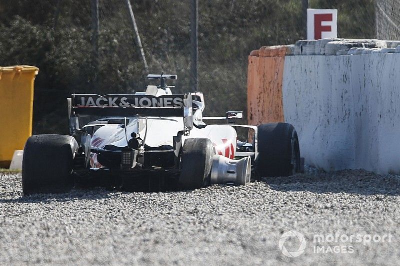 L' incidente di Kevin Magnussen, Haas F1 Team VF-20 