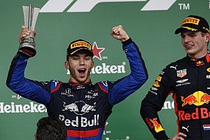 Hamilton et Verstappen saluent le podium "incroyable" de Gasly