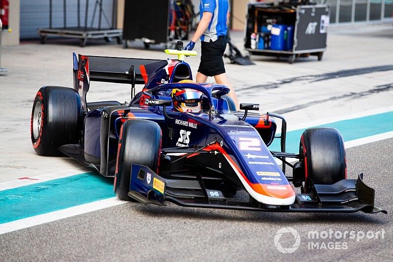 F2アブダビテスト最終日:マゼピンがトップタイム。角田裕毅は7番手
