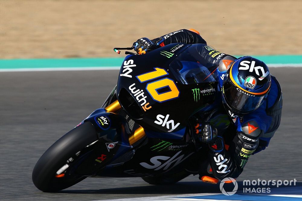 Moto2, Jerez, Libere 2: Marini comanda ancora, insegue Bezzecchi