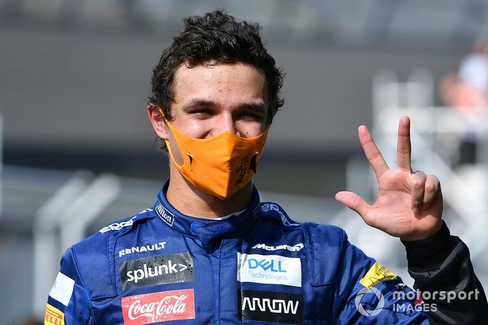 Norris, en el top 10 de los más jóvenes en subir al podio