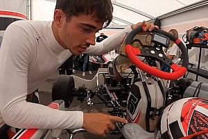 Újabb remek onboard videók Leclerc gokartozásáról