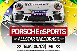 Porsche Cup e Porsche Brasil promovem a Corrida das Estrelas em automobilismo virtual
