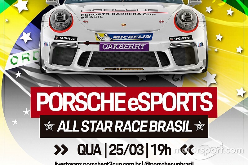 Porsche Cup e Porsche Brasil promovem a Corrida das Estrelas em automobilismo virtual