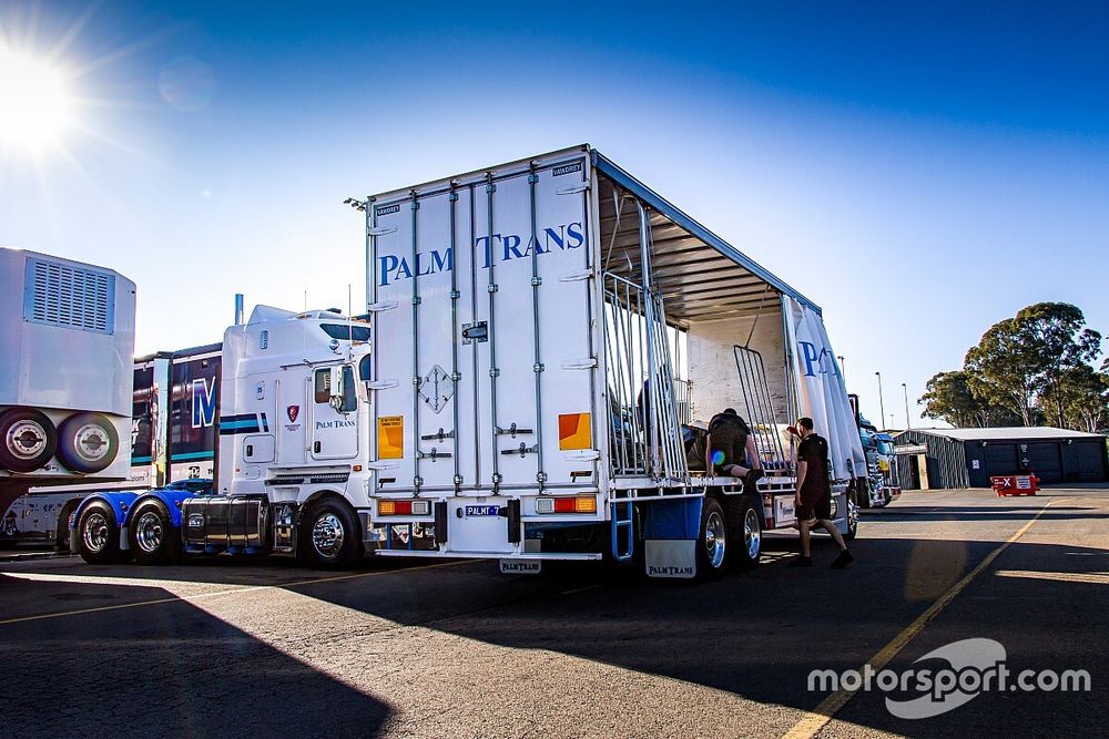 Supercars parts arrive over closed border