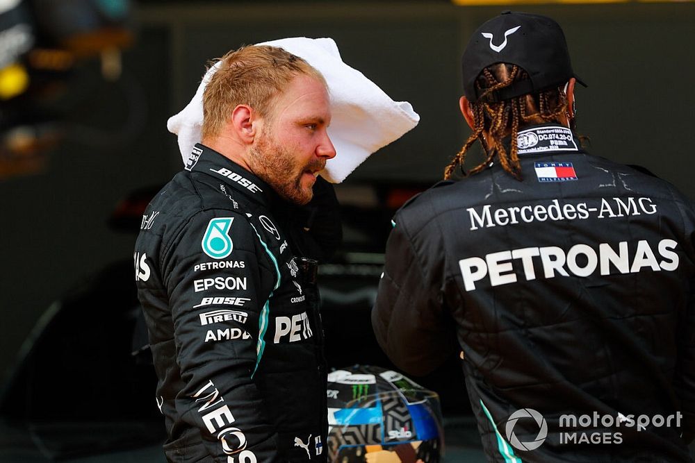 Valtteri Bottas, Mercedes-AMG Petronas F1, and Lewis Hamilton, Mercedes-AMG Petronas F1 