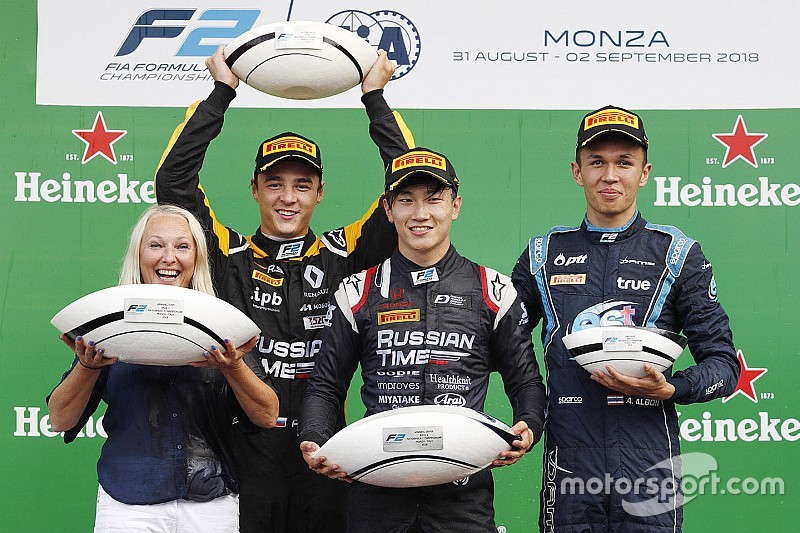 Monza F2: Makino takes shock maiden win from 14th