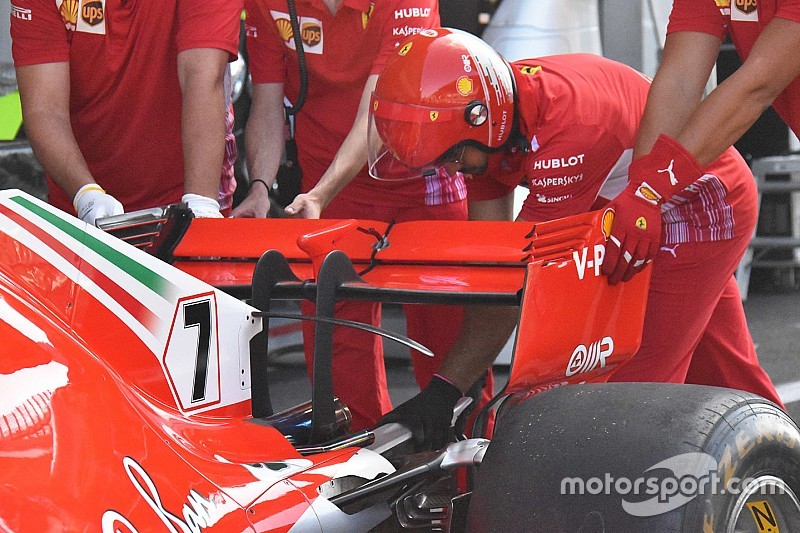 Ferrari: ala posteriore molto scarica e sfoghi delle pance ancora più scavate