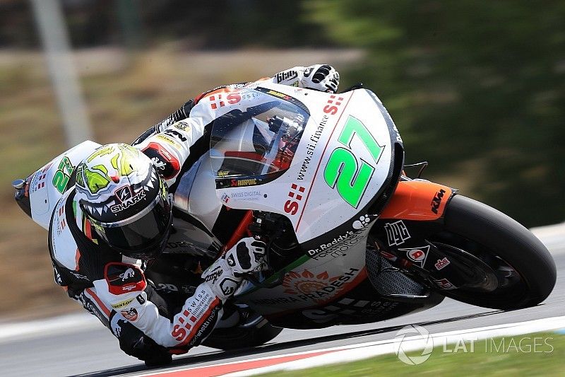 Moto2, Valencia, Libere 2: Lecuona si conferma sul bagnato, Baldassarri è terzo