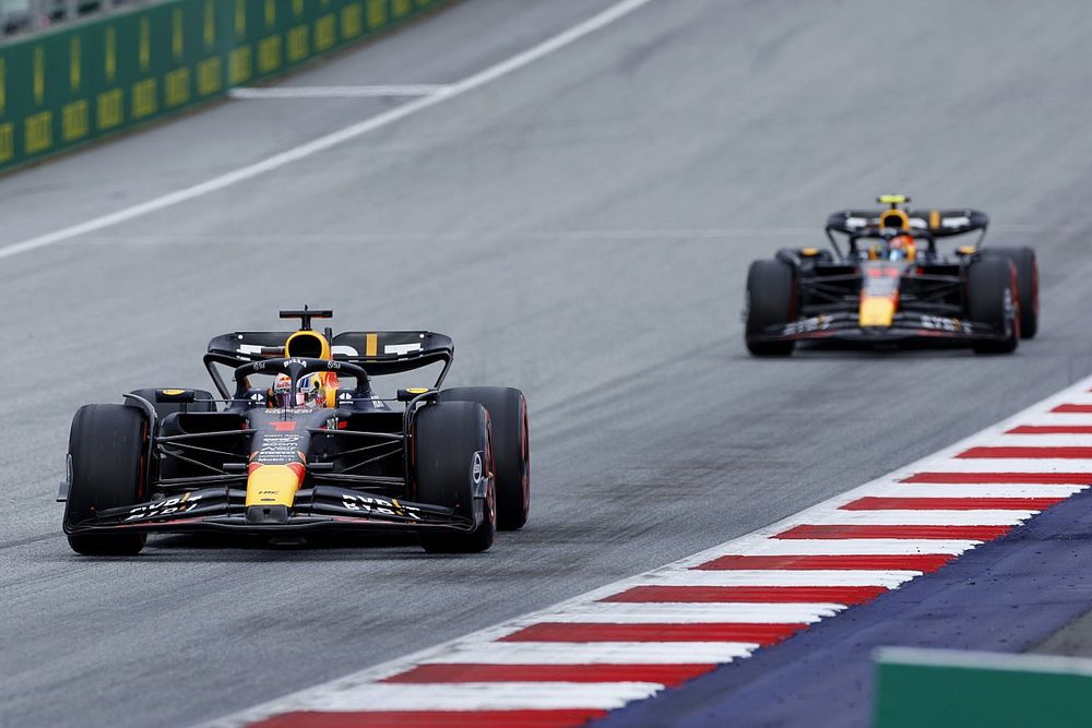 Max Verstappen, Red Bull Racing RB19, Sergio P&eacute;rez, Red Bull Racing RB19