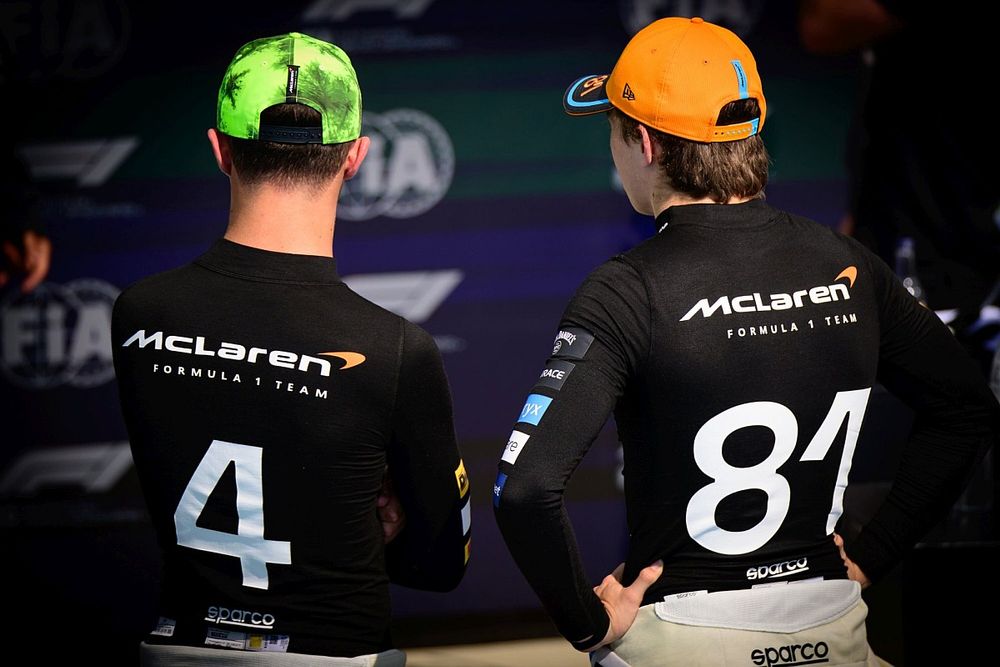 Lando Norris, McLaren,Oscar Piastri, McLaren