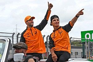 Norris rubbishes supposed rift with McLaren F1 team-mate Ricciardo