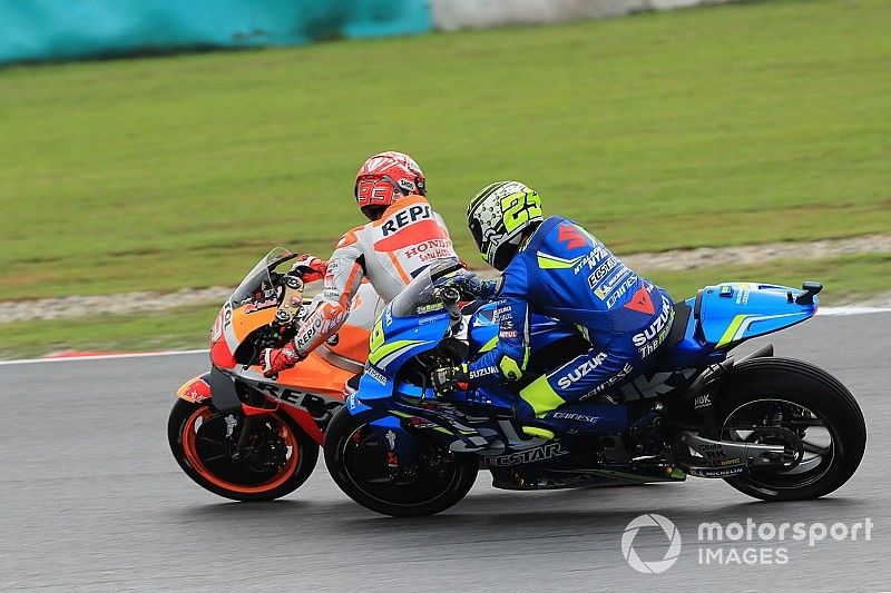 Marc Marquez, Repsol Honda Team, Andrea Iannone, Team Suzuki MotoGP