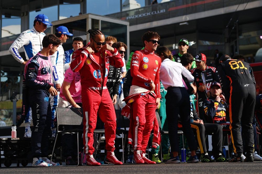 Foto de los pilotos de F1 2025