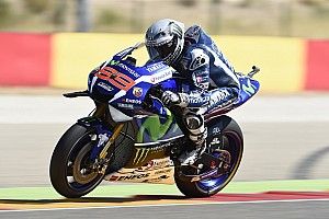 Lorenzo says warm-up crash helped him finish second