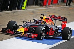 Red Bull tries out Halo at Silverstone test