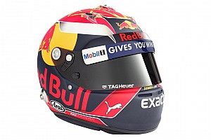 GALERIA: Verstappen mostra novo capacete para 2017