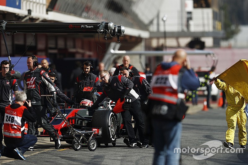 Des "petits problèmes" qui seront réglés pour mardi chez Haas F1