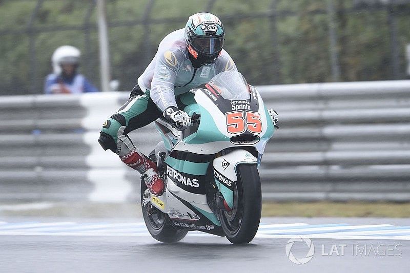 Motegi, Libere 3: svetta Syahrin sull'umido, a terra Luthi e Morbidelli