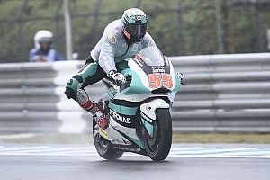 Derde training GP Japan: Syahrin het snelst, Luthi en Morbidelli crashen