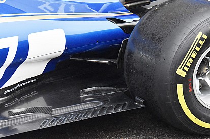 Sauber: c'è l'archetto davanti alle ruote posteriori della C36