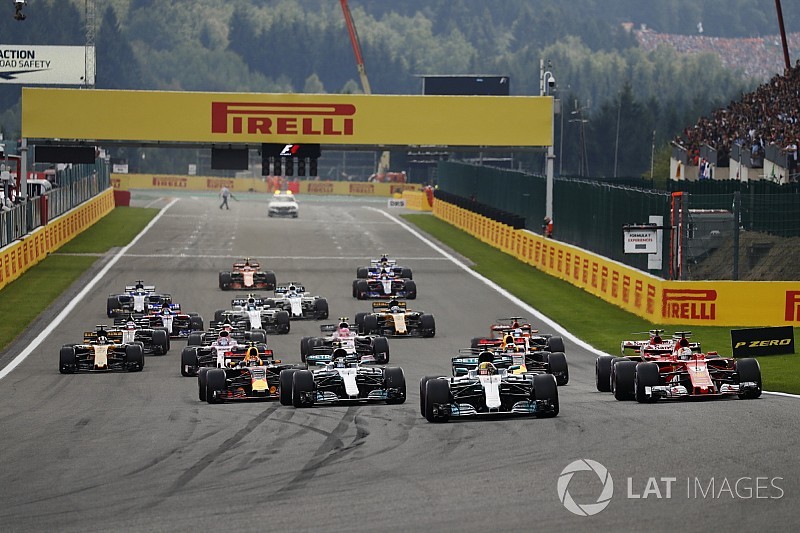 Formel 1 2017 in Spa: Das Rennergebnis in Bildern