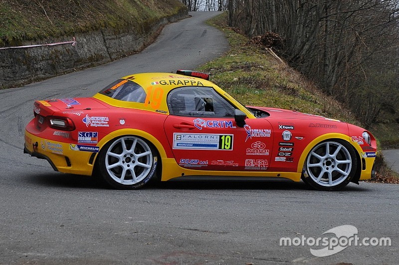 CIR: Totò Riolo e Gianfranco Rappa su Abarth 124 al Rallye Sanremo